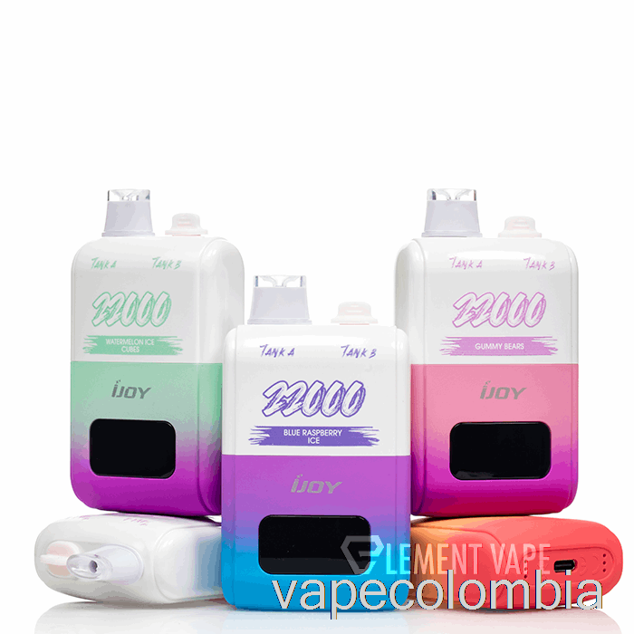 Vape Recargable Ijoy Sd22000 Desechable Café Colombiano Hielo